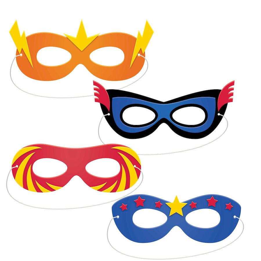 4 Masques Super Héros pour l'anniversaire de votre enfant - Annikids