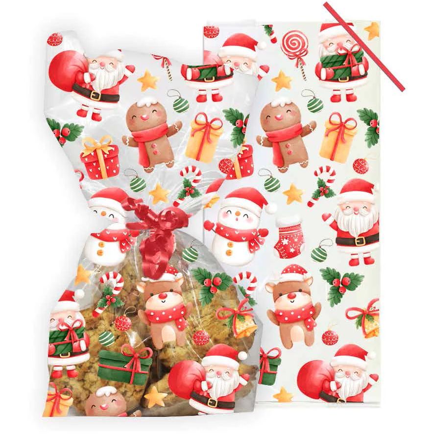 20 Pochettes Père Noël et ses Amis