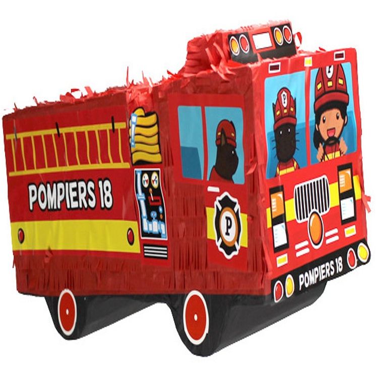 Piñata camion Sam le pompier™ premium 50 x 33 cm - Vegaooparty