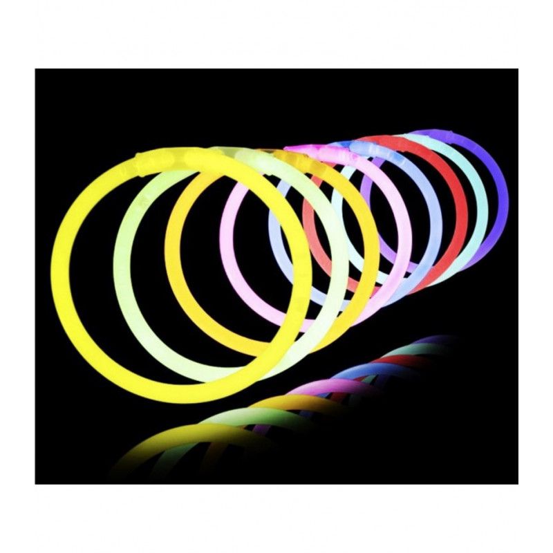 15 Bracelets Lumineux Fluo pour l'anniversaire de votre enfant