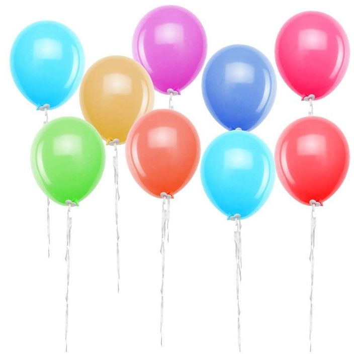 12 Fermetures à Ballon en Ruban Blanc pour l'anniversaire de votre