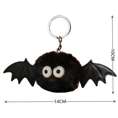 15 Porte-Clés Réflecteurs Halloween - Citrouille, Fantôme, Chauve-Souris - PVC, Chaînette Métal - Déco & Sécurité