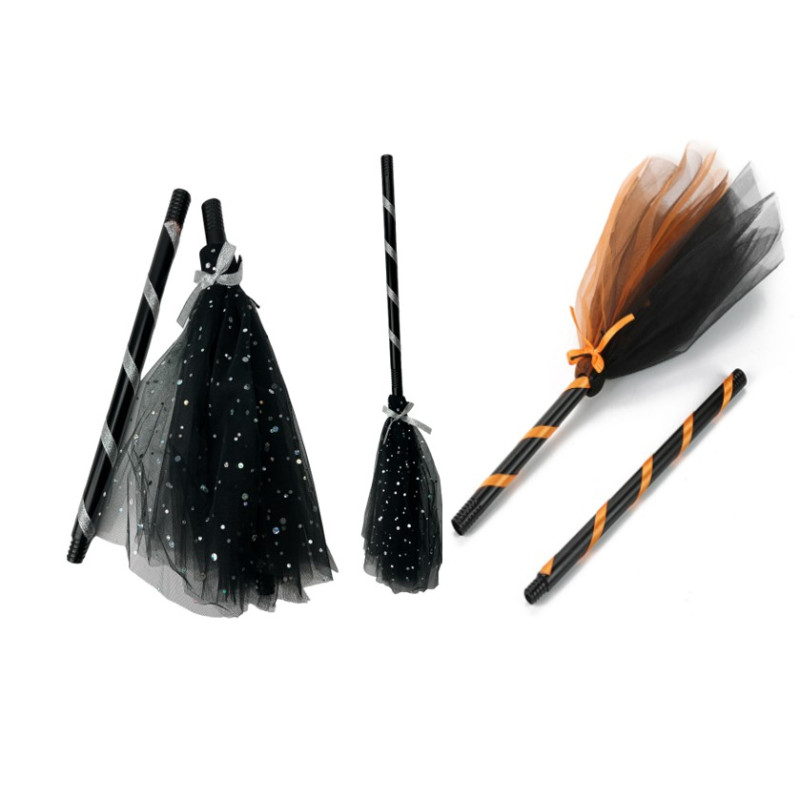 Balai De Sorcière Jouet Halloween - 80 Cm, Pour Costume Et Décoration - Enfants, Fête, Cosplay