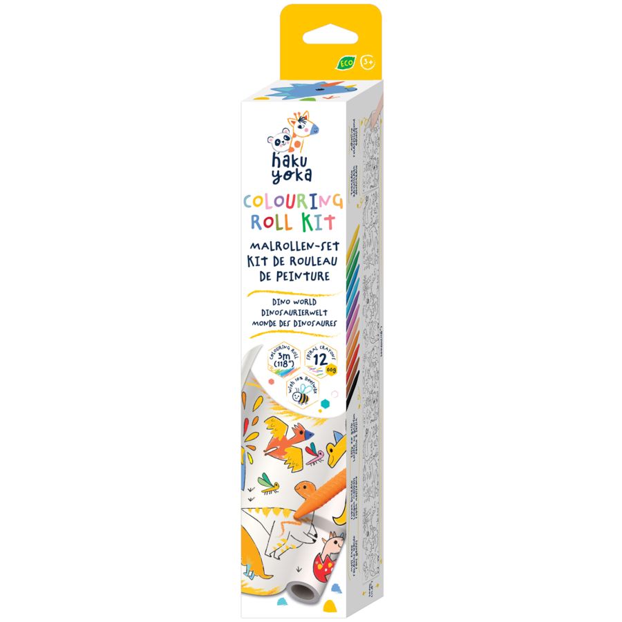 Set de Rouleau de Peinture (3 m) - Le Monde des Dinosaures