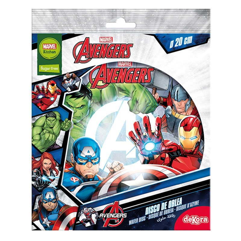 Disque azyme Avengers Marvel à 3,29 €