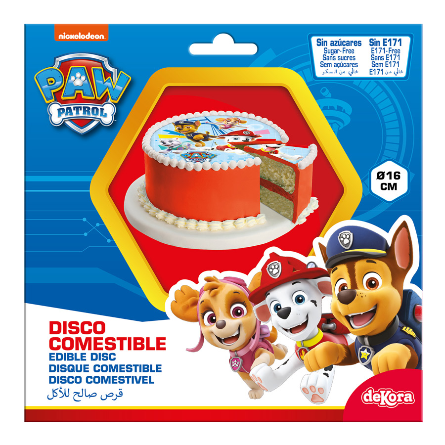 Disque décoratif pour gâteau PATPATROUILLE