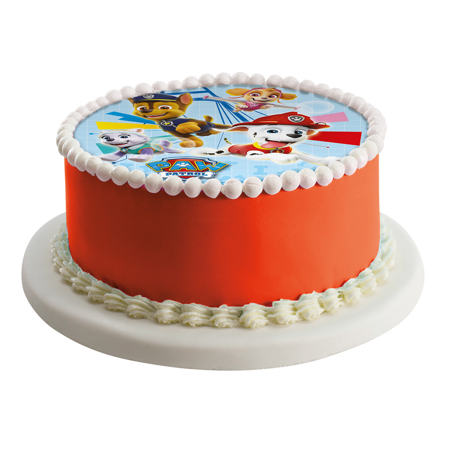 Image comestible - décoration gâteau - Pat'Patrouille 