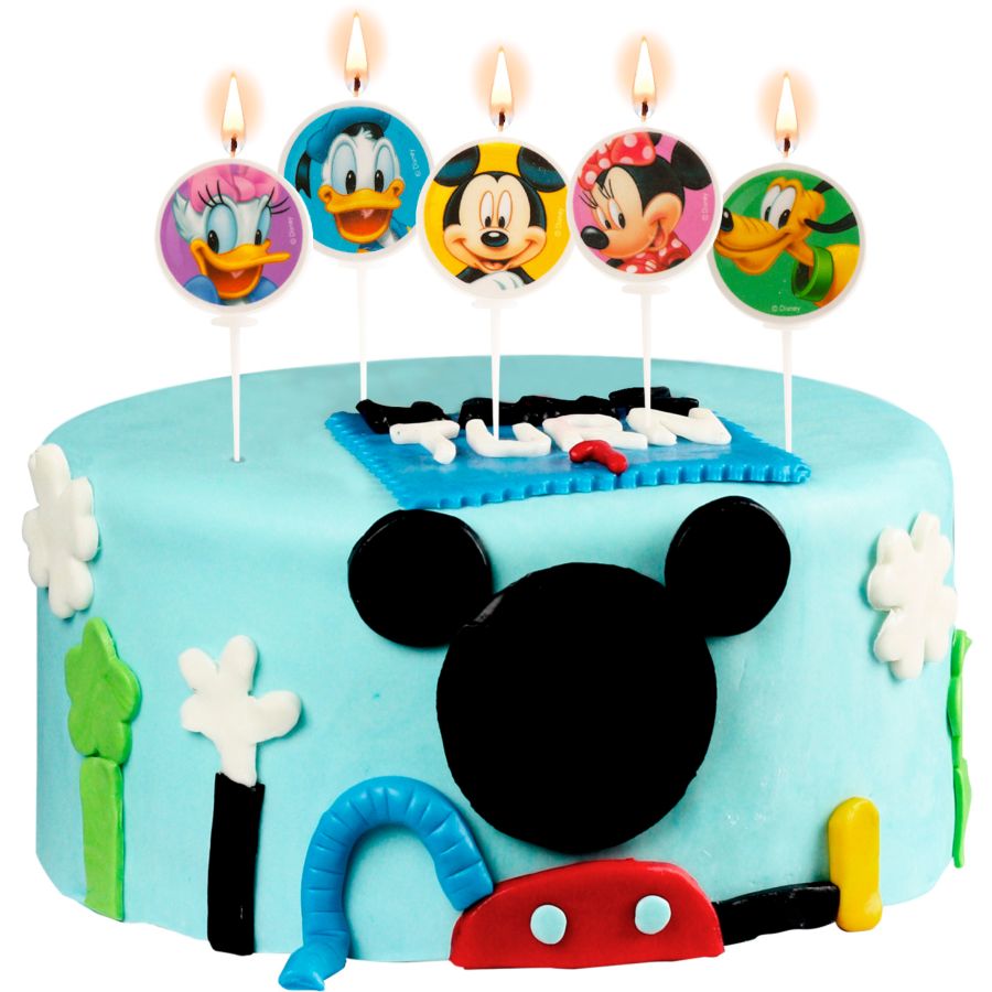 Bougie d'anniversaire Mickey Mouse - 3 ans