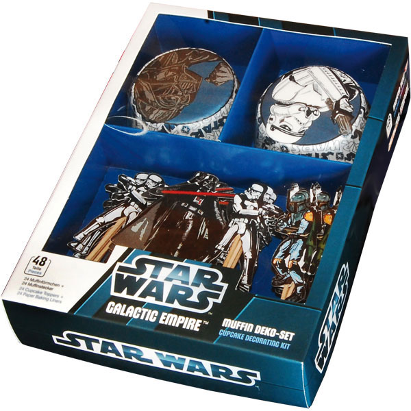Kit 24 caissettes et déco à cupcakes star wars pour l\u0027anniversaire de votre enfant , Annikids