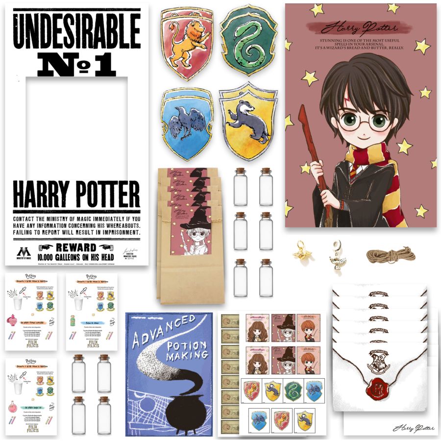 Kit Anniversaire Créatif Harry Potter pour l'anniversaire de votre