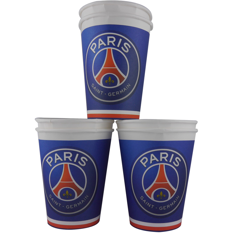 6 Assiettes Foot PSG pour l'anniversaire de votre enfant - Annikids