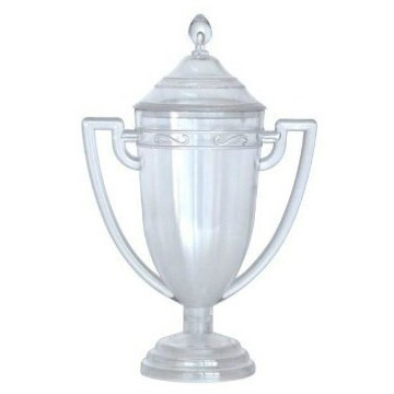 2 Boites Trophées à garnir (12 cm) - Plastique Crystal