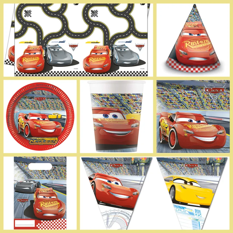 Chapeaux thème Cars Disney anniversaire enfant