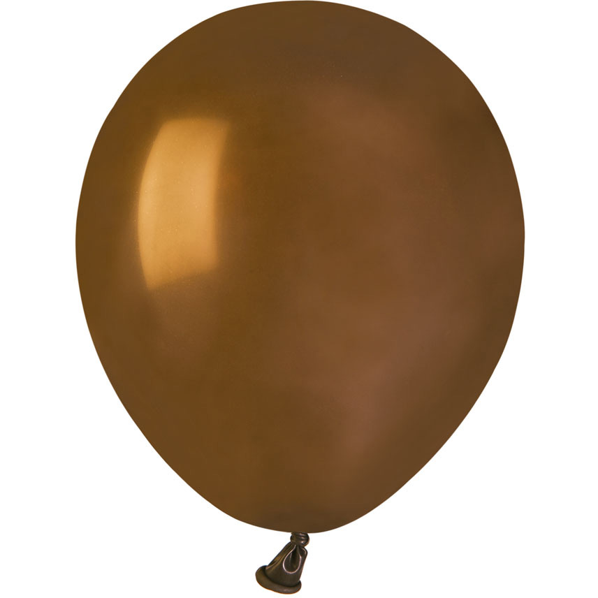 50 Ballons Marron Mat Ø13cm pour l'anniversaire de votre enfant