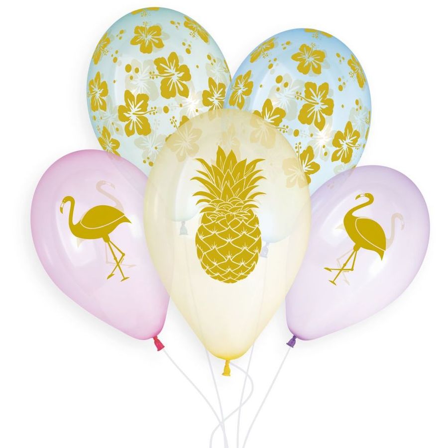 5 Ballons Joyeux Anniversaire Multicolore Ø33cm pour l'anniversaire de  votre enfant - Annikids