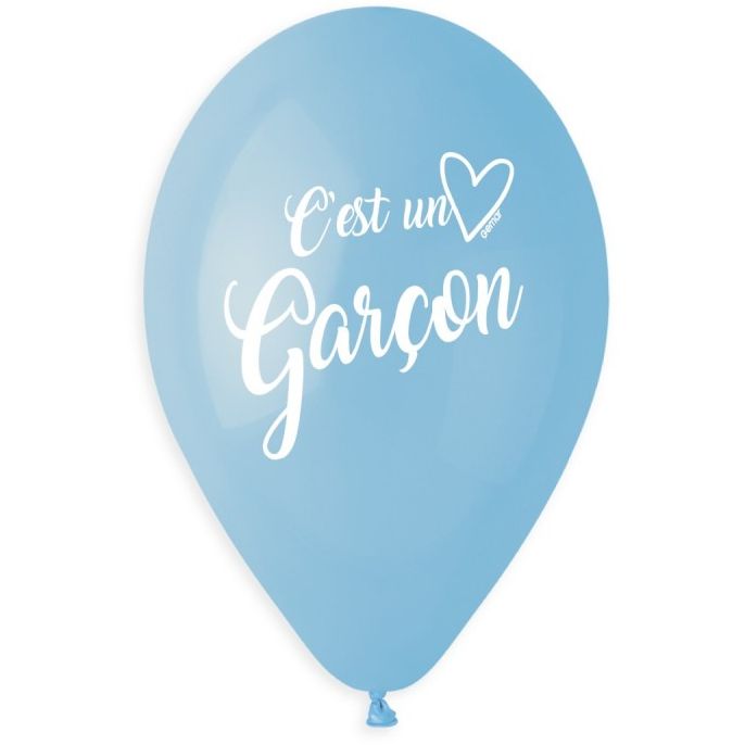 Drapeau « C’est Un Garçon » 90 X 60 Cm – Polyester Résistant – Œillets Métalliques – Pour Annonce Naissance
