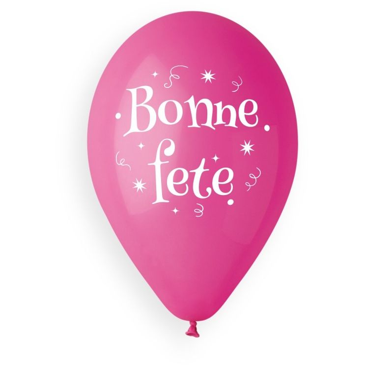 5 Ballons Bonne Fête Ø33cm pour l'anniversaire de votre enfant - Annikids