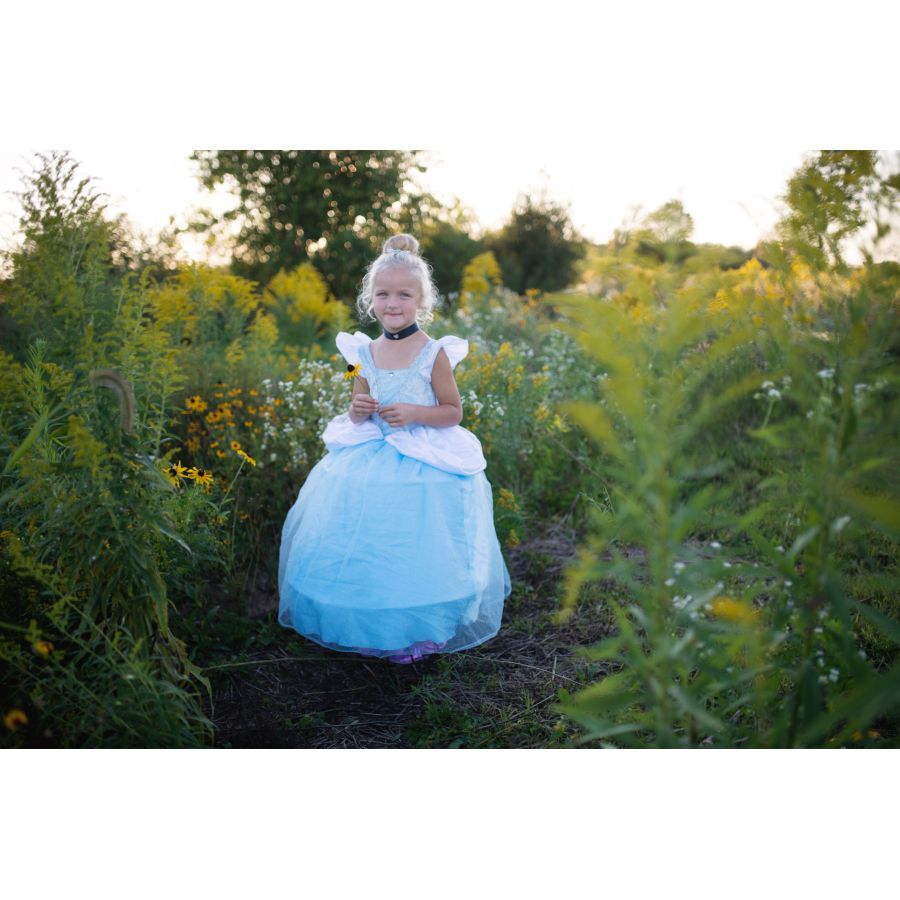 Deguisement cendrillon bleue fille 4 à 10 ans - Enfant - Décoration-Fête
