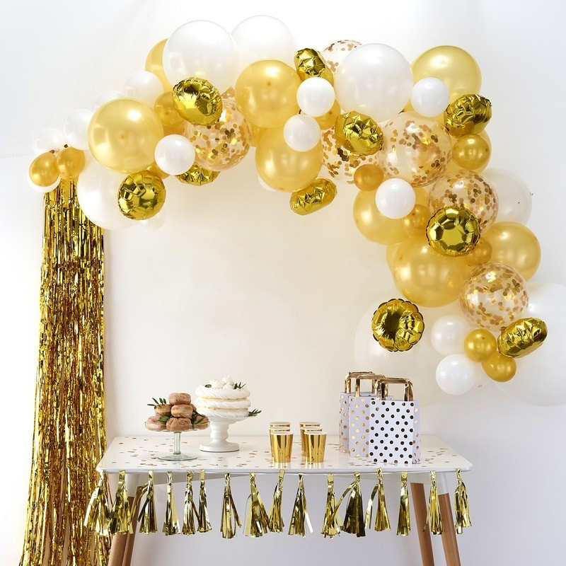 Kit Arche De 70 Ballons Gold Decorations Anniversaire Annikids Kit Arche De 70 Ballons Gold Decorations Anniversaire Annikids