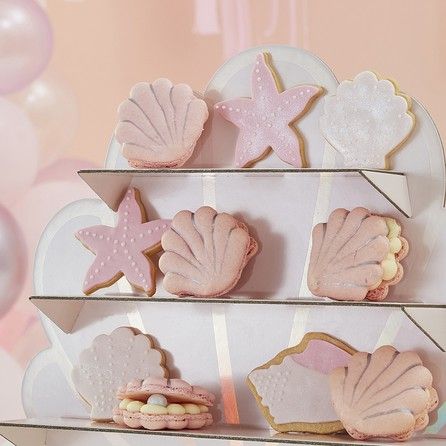 Présentoir à gâteaux Coquillage - Sirène Iridescente