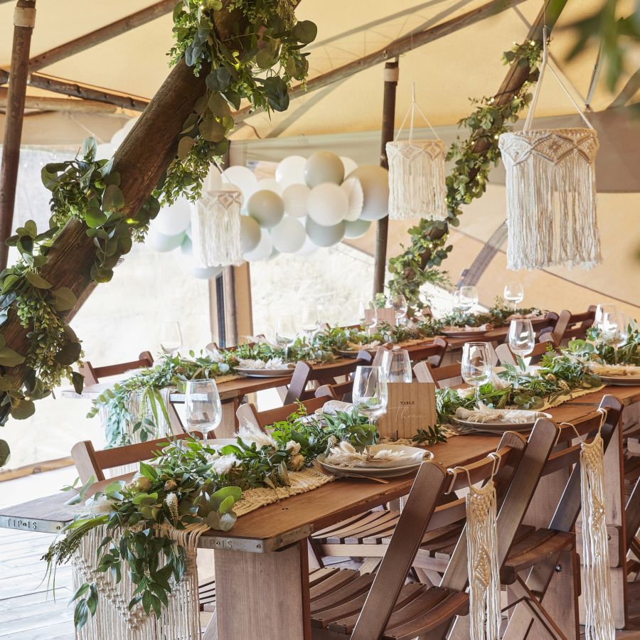 Kit de décoration pour anniversaire vert sauge