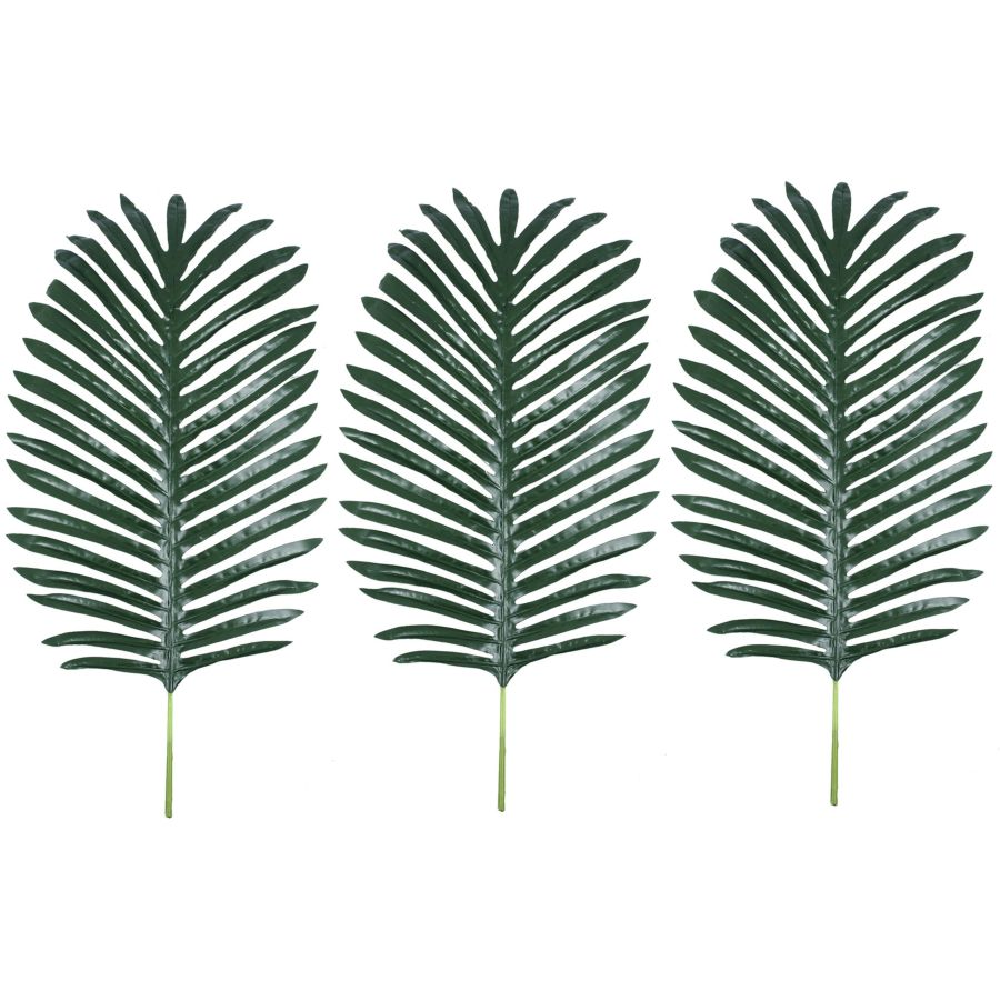 3 Tiges de Feuilles de Palmier Tiki Hawaii
