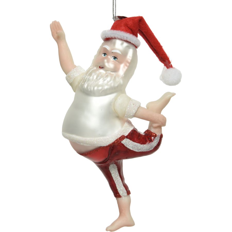 Décoration De Noël Animée "Père Noël Crashé" - Effet Verre Cassé Humoristique Avec Renne Pour Fenêtre Et Porte