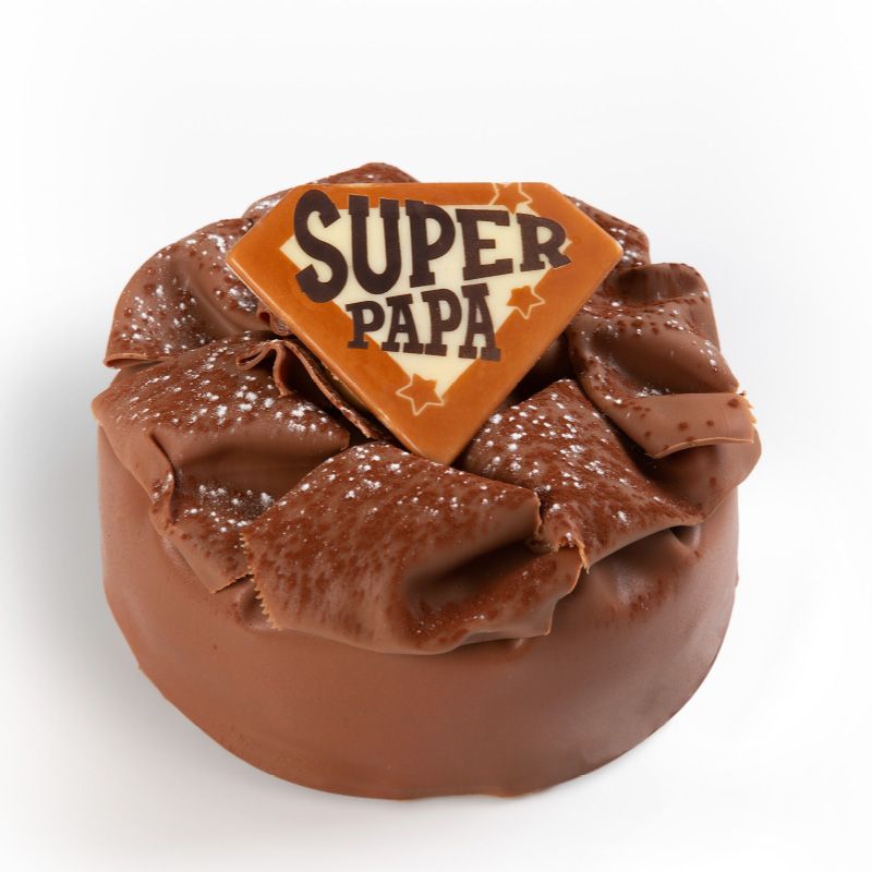 Une médaille Super Papa de Réauté Chocolat