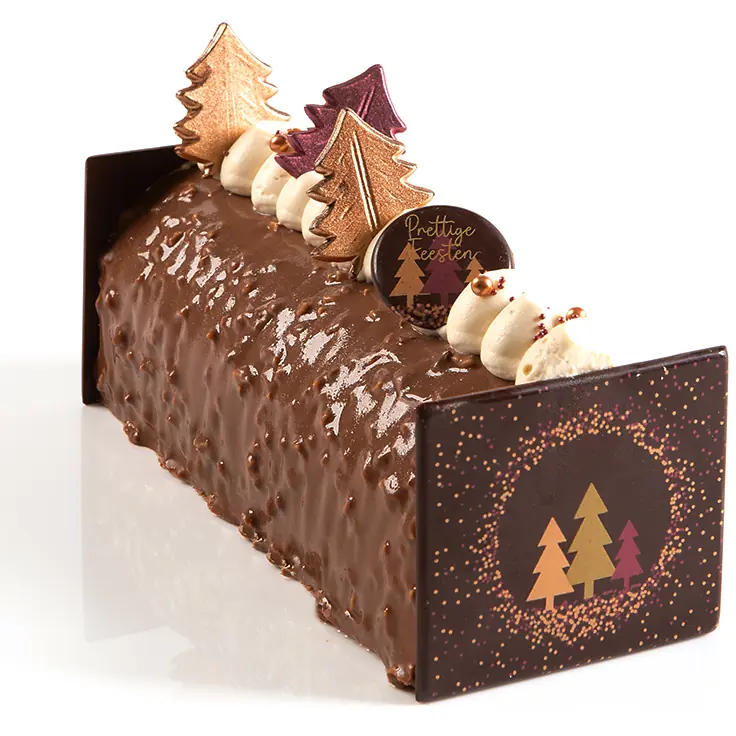 embout bûche noël chocolat