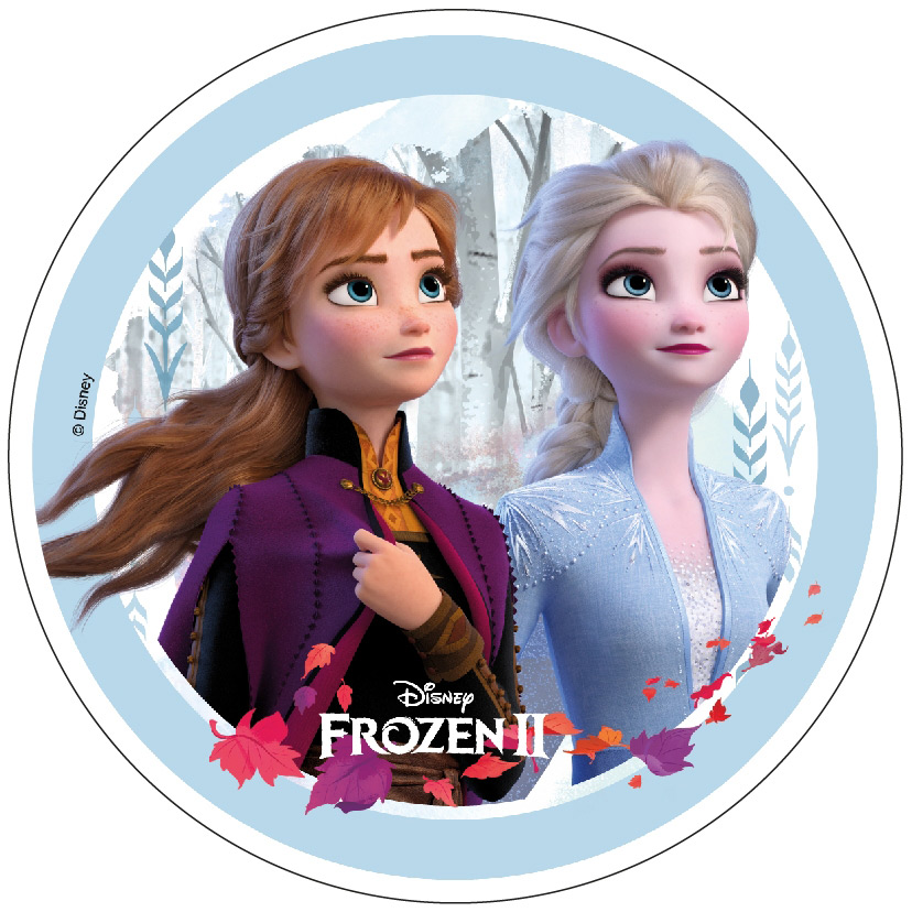 1 Disque Reine Des Neige 2 21 Cm Azyme Pour L Anniversaire De Votre Enfant Annikids