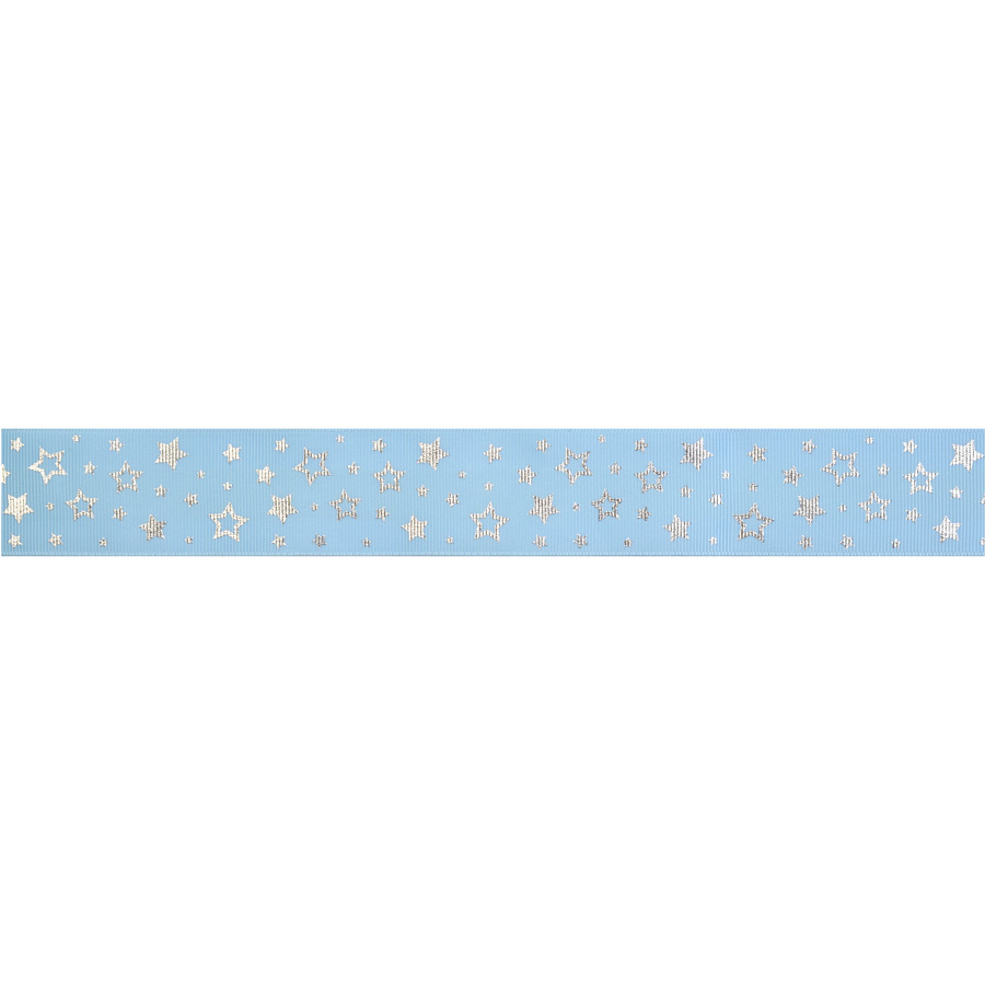 Ruban de Gâteau Petites Etoiles Bleu (4 cm - 1 m)