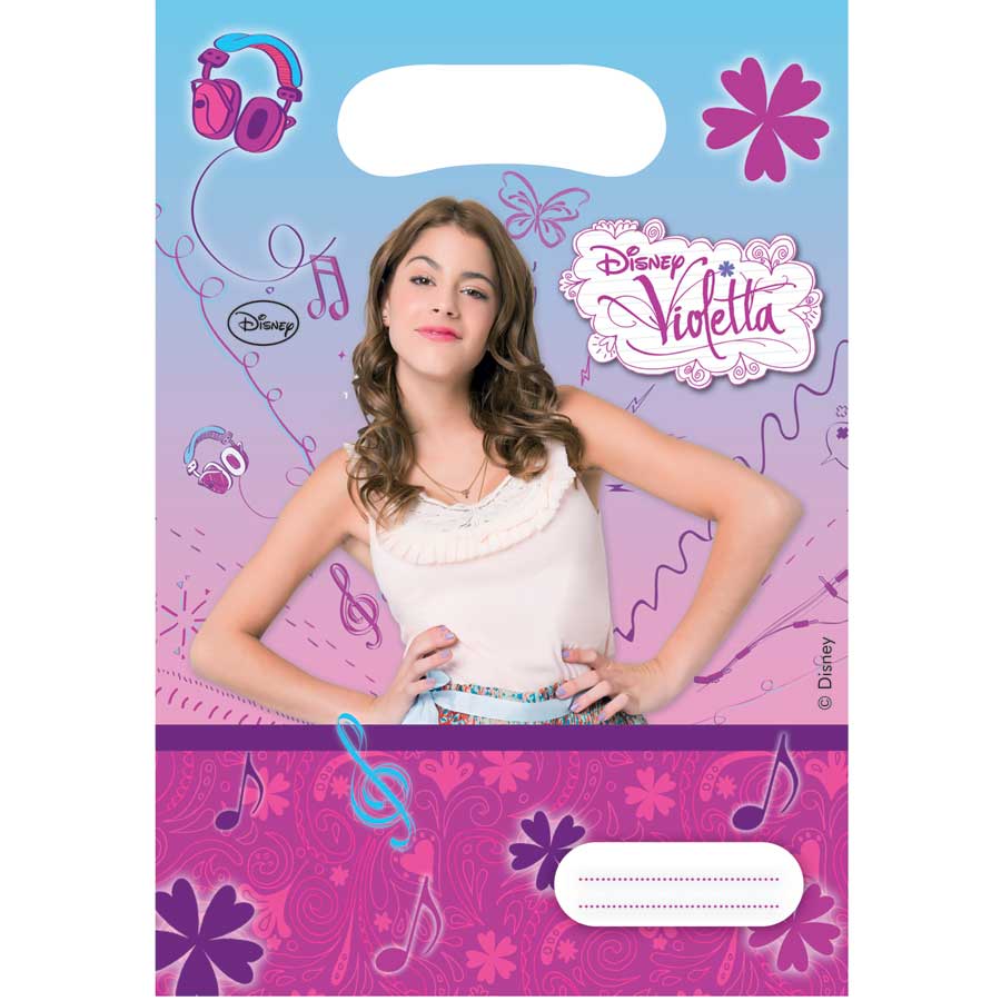 6 Pochettes cadeaux Violetta