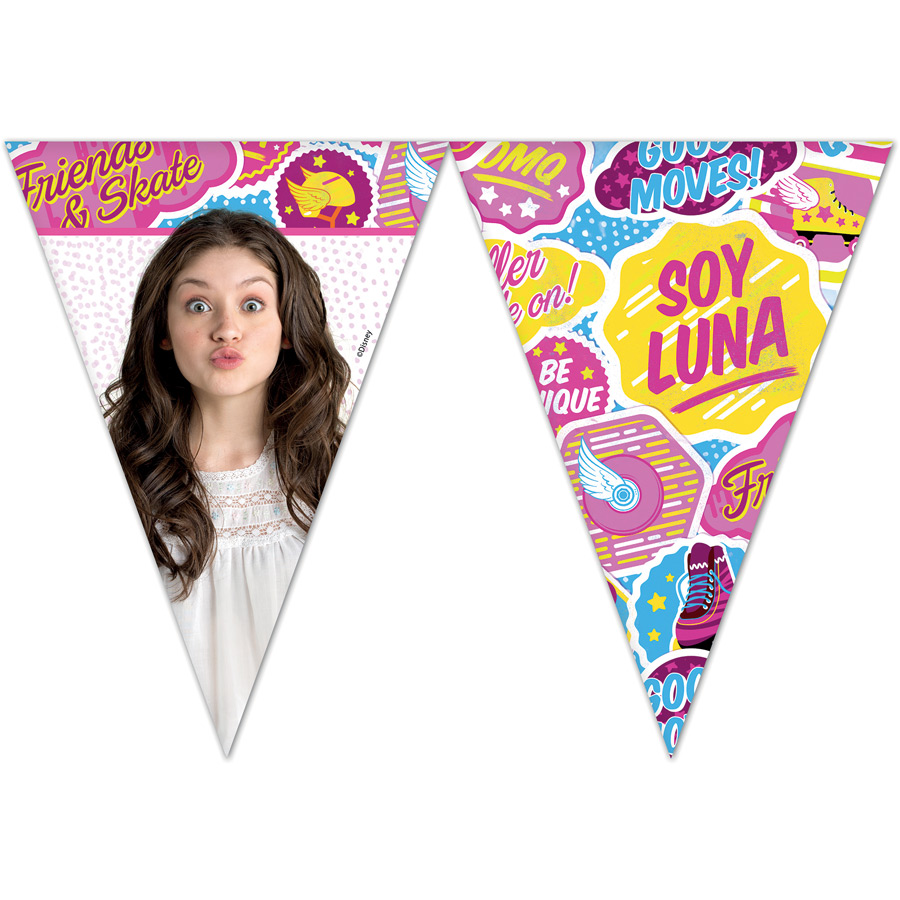 Guirlande fanions Soy Luna · Cliquez ici pour zoomer ou survolez l image