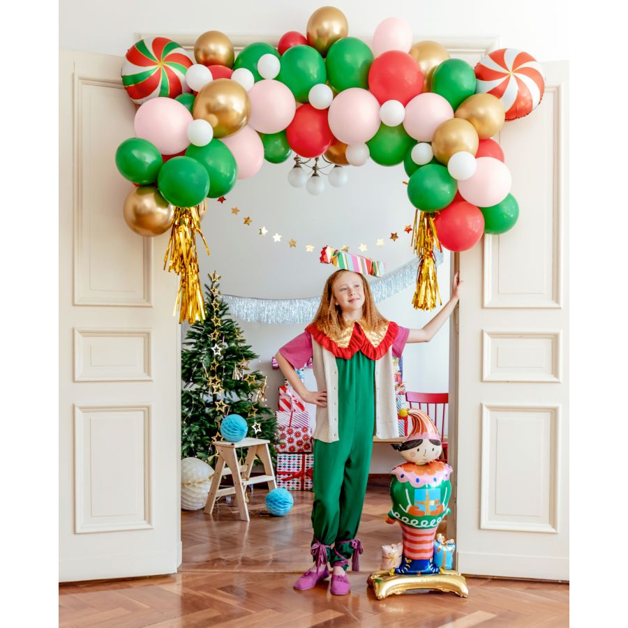 Kit Arche de 74 Ballons - Noël Candy pour l'anniversaire de votre enfant -  Annikids