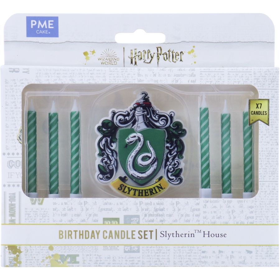 Set de 7 Bougies Harry Potter - Serpentard pour l'anniversaire de votre  enfant - Annikids