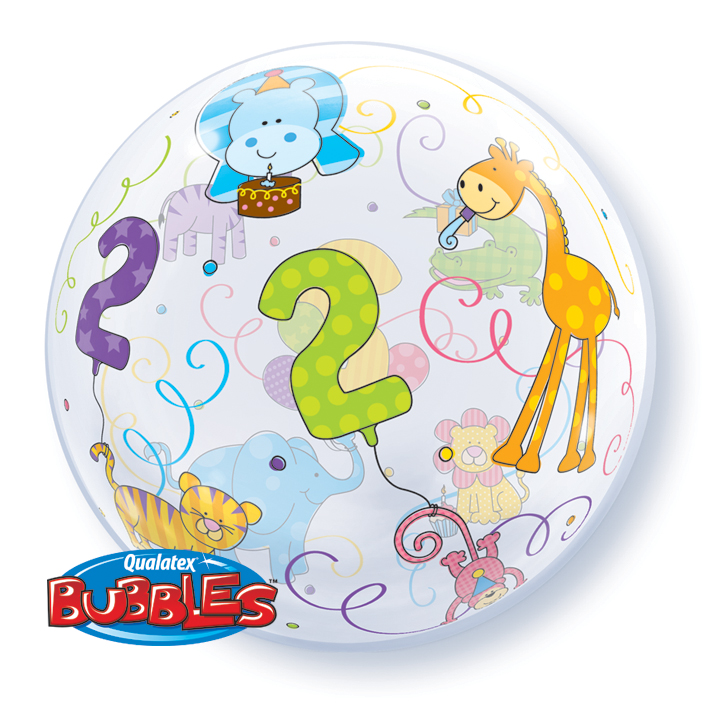 Bubble Ballon à Plat 2 Ans pour l'anniversaire de votre enfant - Annikids