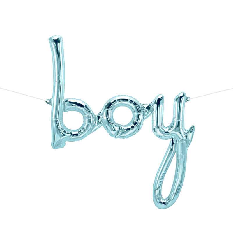 Ballon Géant Boy Pastel Bleu - 69 cm
