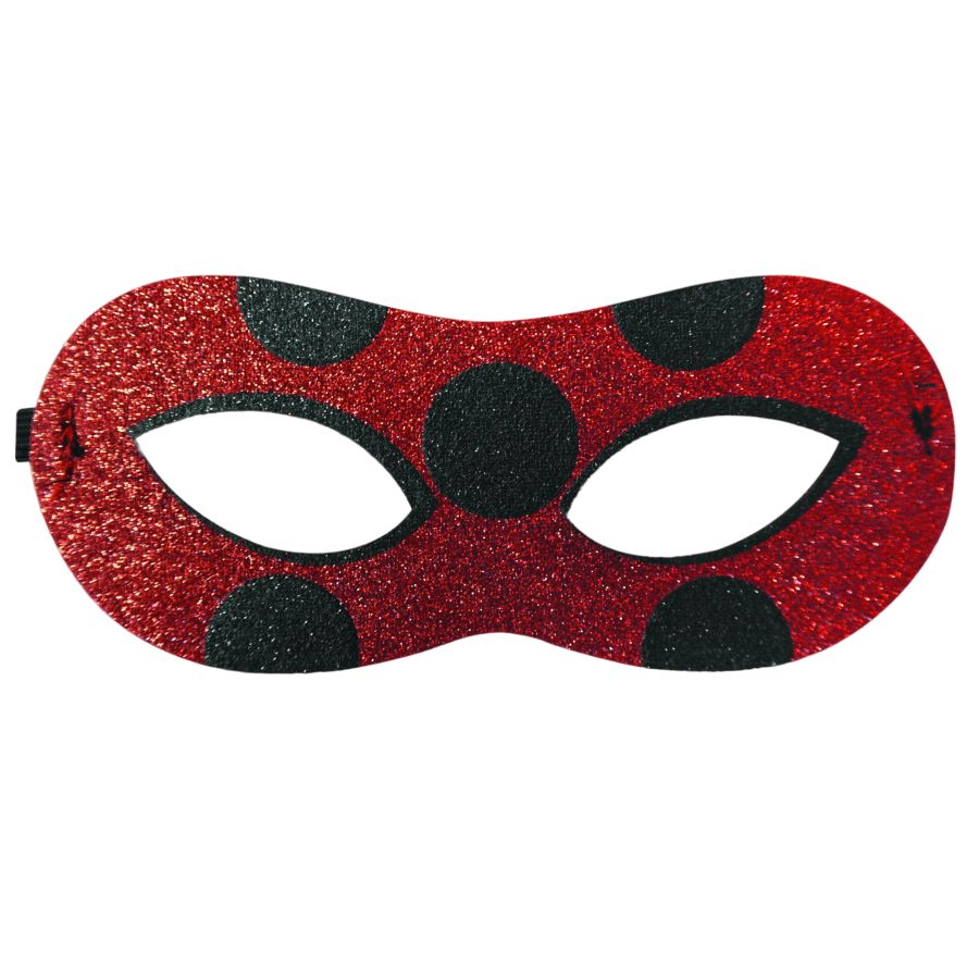 Masque Loup Pailleté - Ladybug pour l'anniversaire de votre enfant -  Annikids