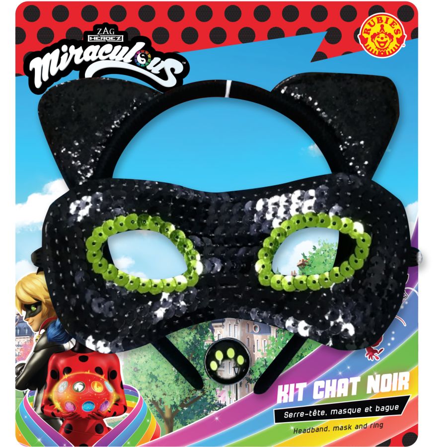 Kit d'Accessoires Miraculous Chat Noir pour l'anniversaire de