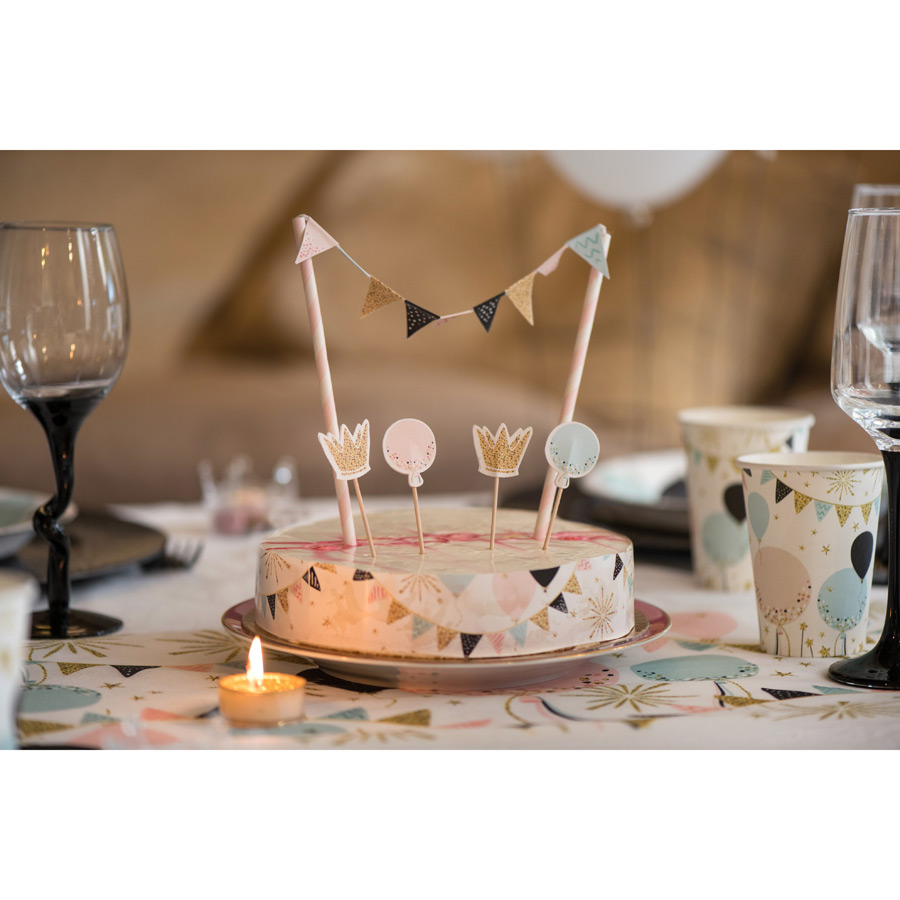 Deco De Gateau Paillettes Et Ballons Pour L Anniversaire De Votre Enfant Annikids