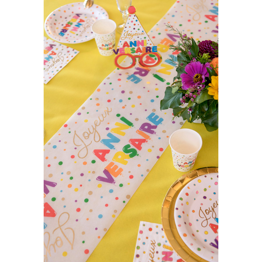 Chemin de Table Anniversaire 1 An pour l'anniversaire de votre enfant -  Annikids