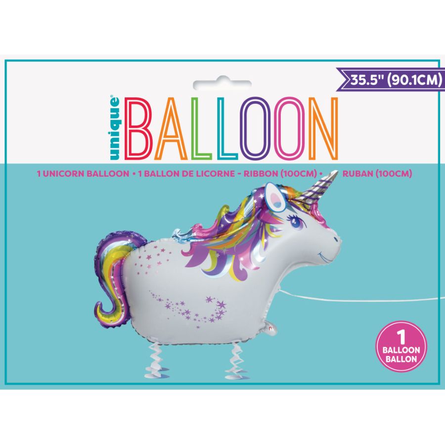 Ballon Licorne Marcheur - 86 cm pour l'anniversaire de votre enfant -  Annikids