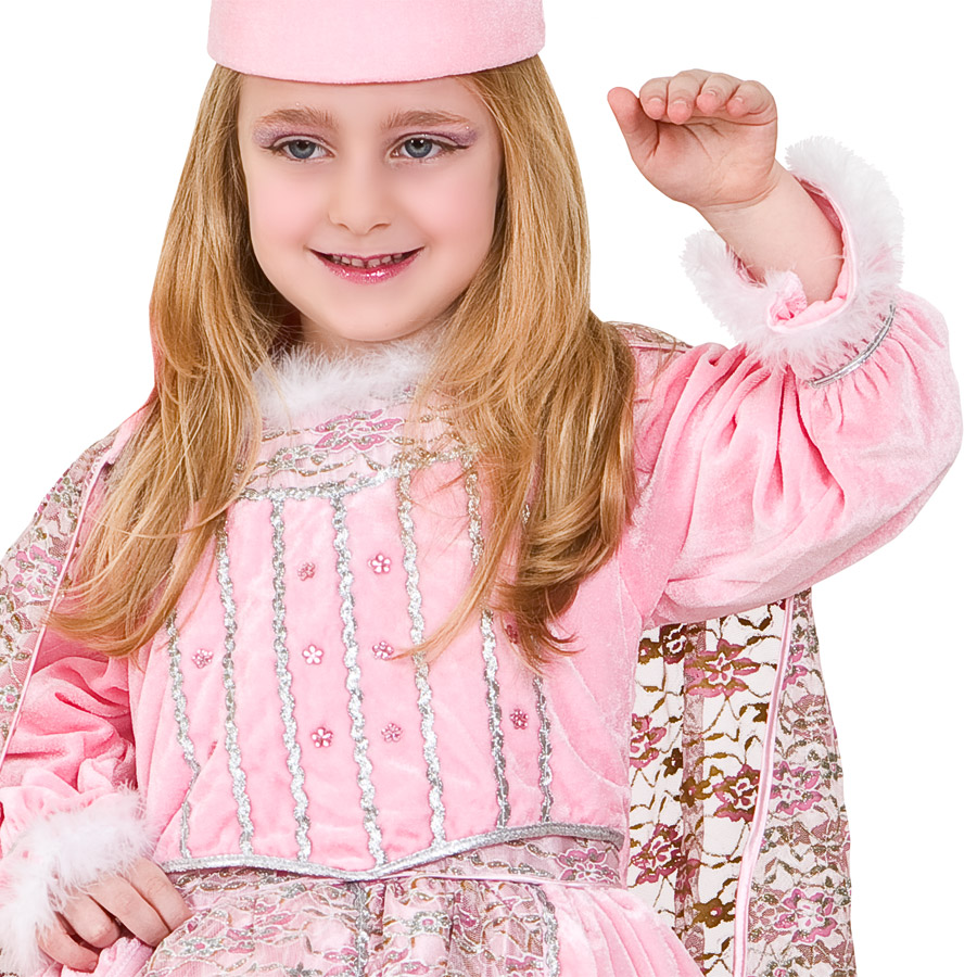 Déguisement Luxe Princesse Rose taille 3-4 ans - La Grande Récré