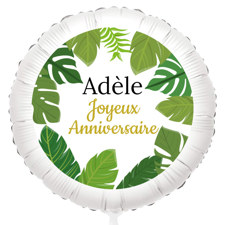 Ballon à personnaliser - Tropical Paradise pour l'anniversaire de votre  enfant - Annikids