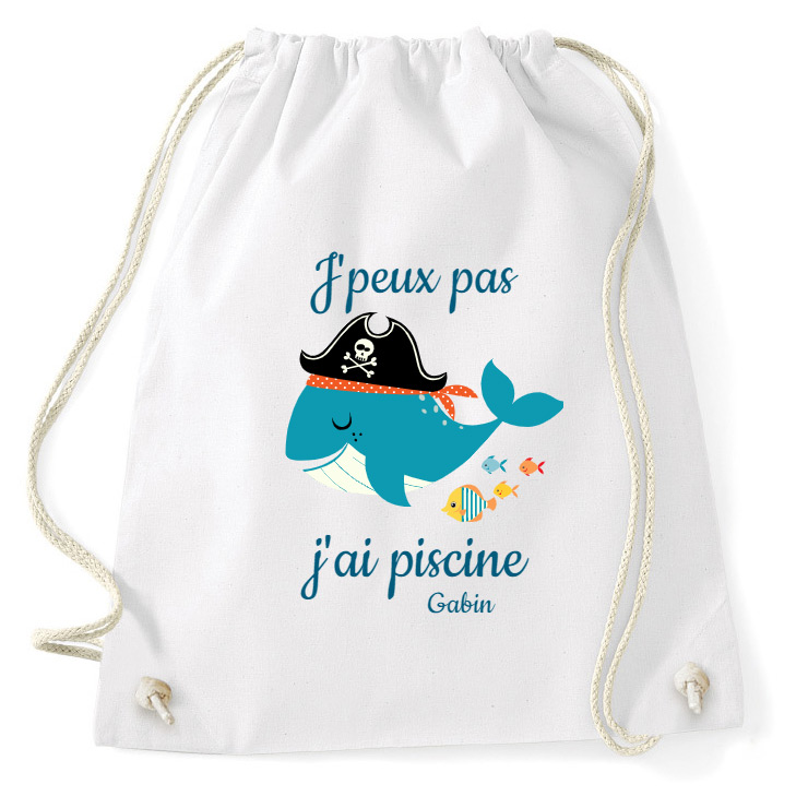 Sac de piscine enfant personnalisé