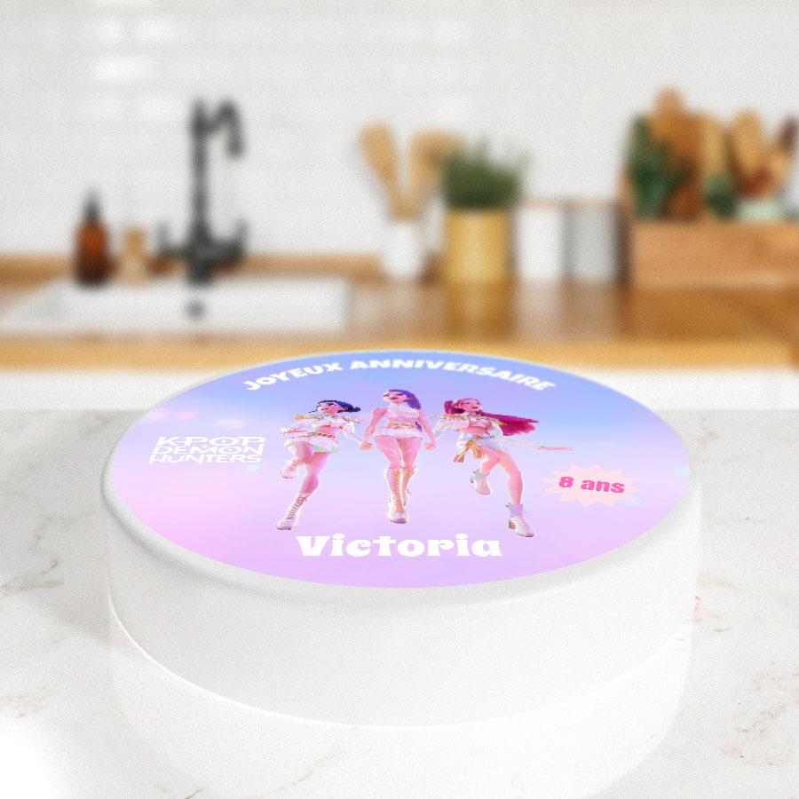 Cadre Photo Lumineux Miroir - Décor KPOP Demon Hunters - Cadeau Pour Fan De Kpop, Enfant, Ado