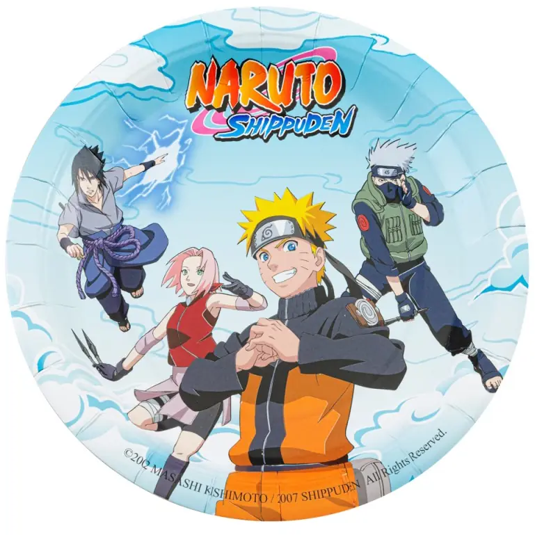 Maxi Boite à Fête Naruto Shippuden pour l'anniversaire de votre