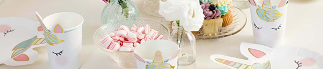 Thme d'anniversaire Licorne Pastel pour votre enfant
