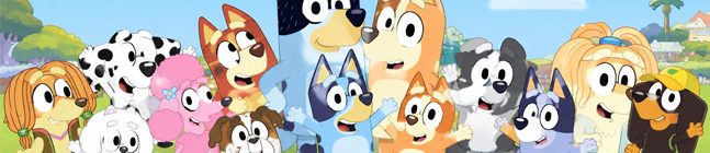 Th�me d'anniversaire Bluey Hooray pour votre enfant