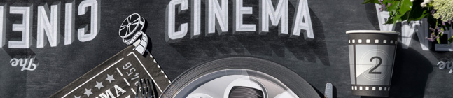 Thème d'anniversaire The Cinéma Noir pour votre enfant